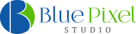 blue pixel logo